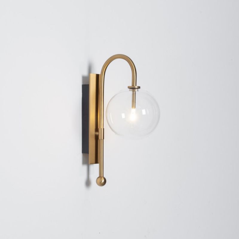 Schwung Naples Transparent Globe Wall Light